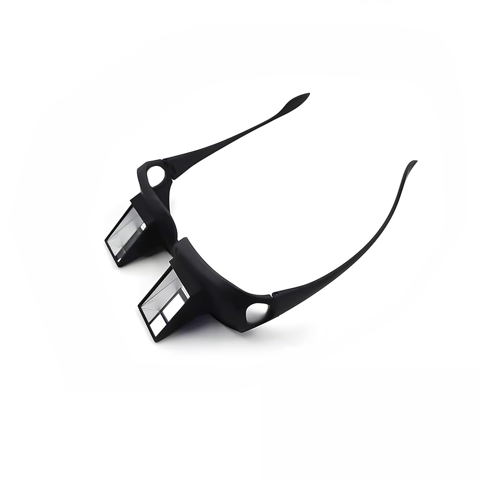 HANTUSWUS Lazy Glasses, Prism Glasses, Laying Down Reading Glasses for Bed, 90° View for TV, Phone & Books, Fits Over Prescription Glasses