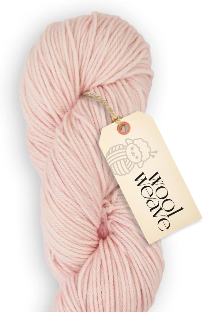 Woolweave Worsted Weight Yarn - 100% Extrafine Merino Wool Yarn for Knitting & Crocheting - Hand Dyed, Ultra-Soft & Warm - 100g Skein, 180 Yards - Machine Washable