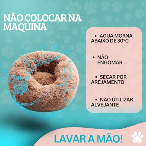 softdigit Caminha Nuvem Pet Redonda Pelúcia Cachorros Gatos Tam M 50cm (Rosa)