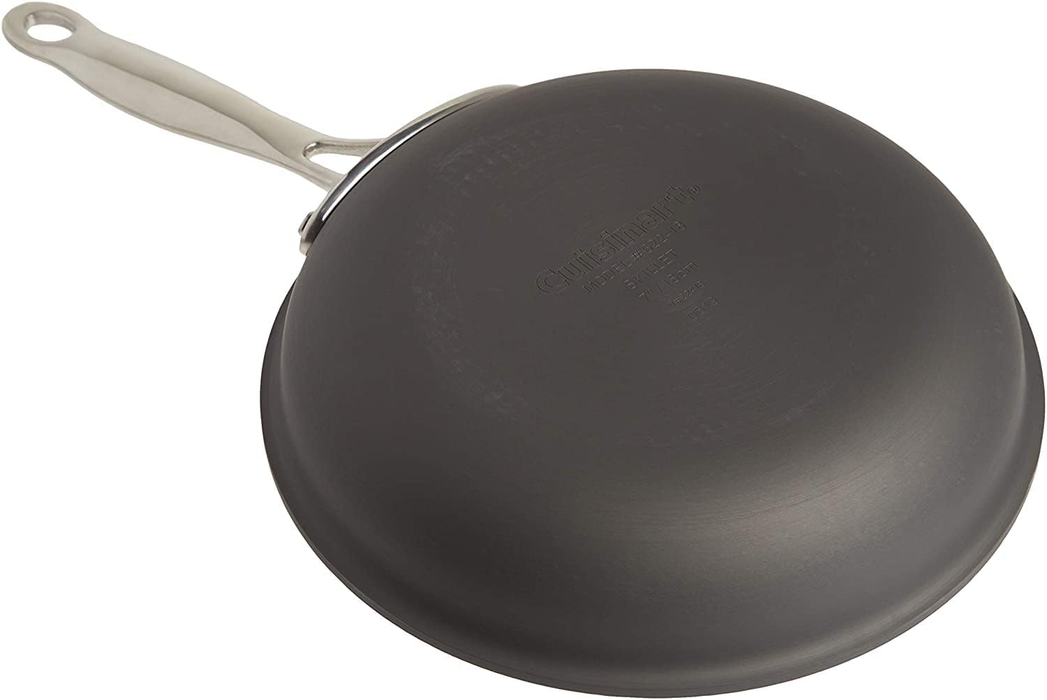 Cuisinart Chef's Classic Nonstick Hard-Anodized 7-Inch Open Skillet,Black: Oven Safe Pan: Home & Kitchen