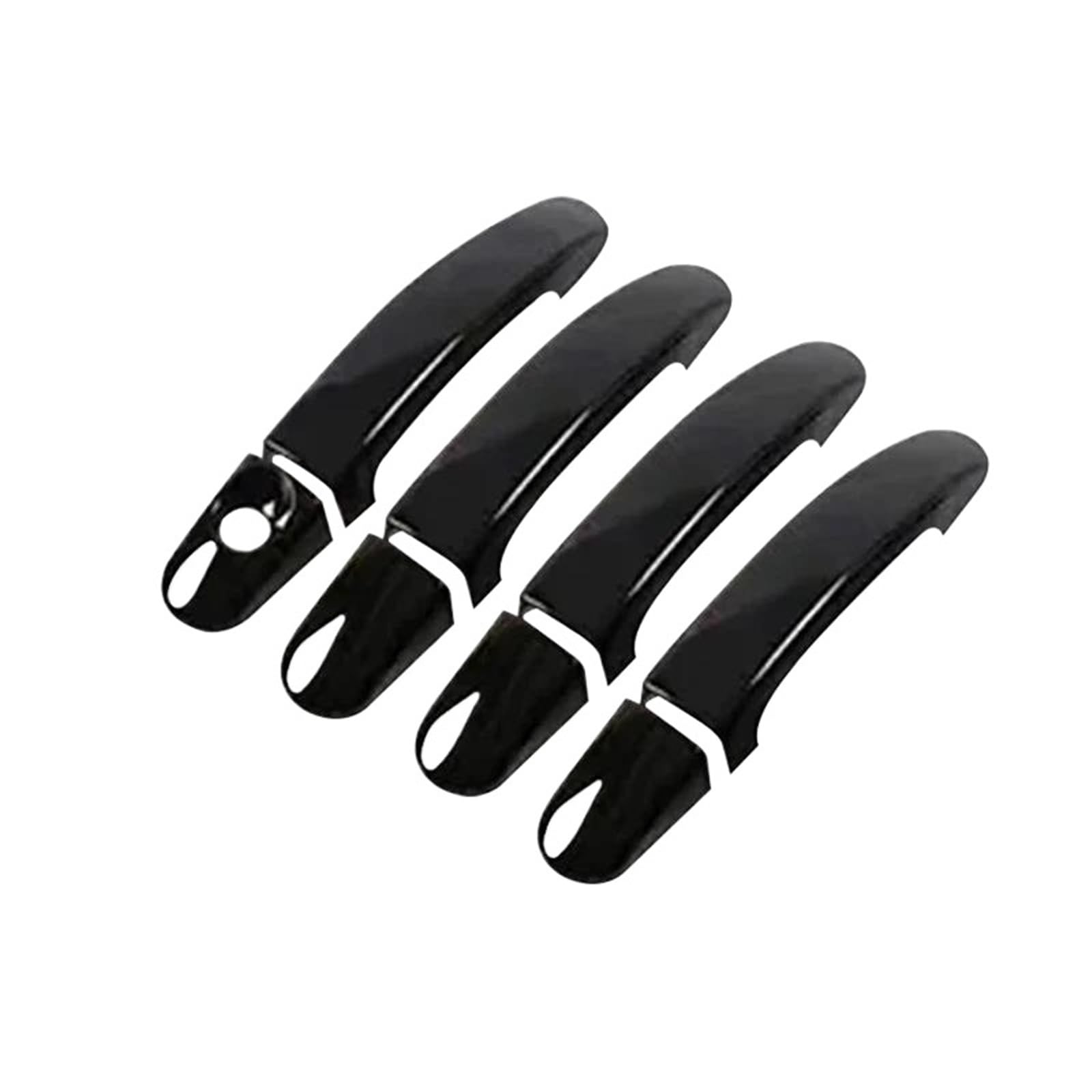 GETPZPZHMQ Boot Mat Liner Tray for Opel for Vauxhall for Corsa D S07 2006-2014 Car Door Handle Cover(1 Keyhole 4)