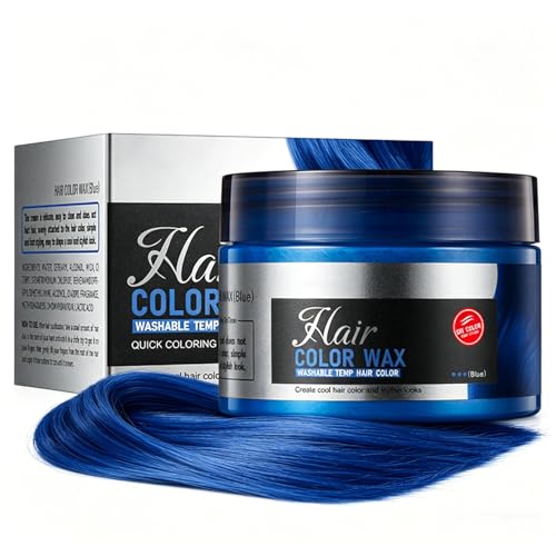 Cera de Color Temporal para Cabello Azul 1 Pc miniatura 2