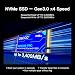 OSCOO 1TB M.2 2242 PCIe Gen3x4 NVMe SSD, Up to Read 3500MB/s&Write 3000MB/s, 3D NAND Internal Solid State Drive for Ultrabooks, Laptops, Mini PCs & Embedded Systems