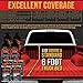 Custom Coat Hot Rod Red 1 Gallon Urethane Spray-On Truck Bed Liner Kit with Spray Gun and Regulator - Easy Mixing, Shake, Shoot It - Durable Textured Protective Coating, Prevent Rust - Car, Auto