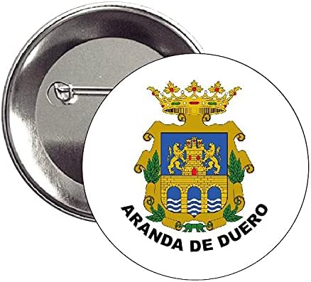 BUTTON . HERALDIC SHIELD ARANDA DE DUERO BURGOS