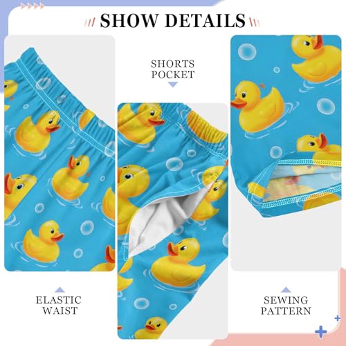 Pajama Pants Duck Bubbles Pattern Long Sleep Pants Lounge Bottoms 5