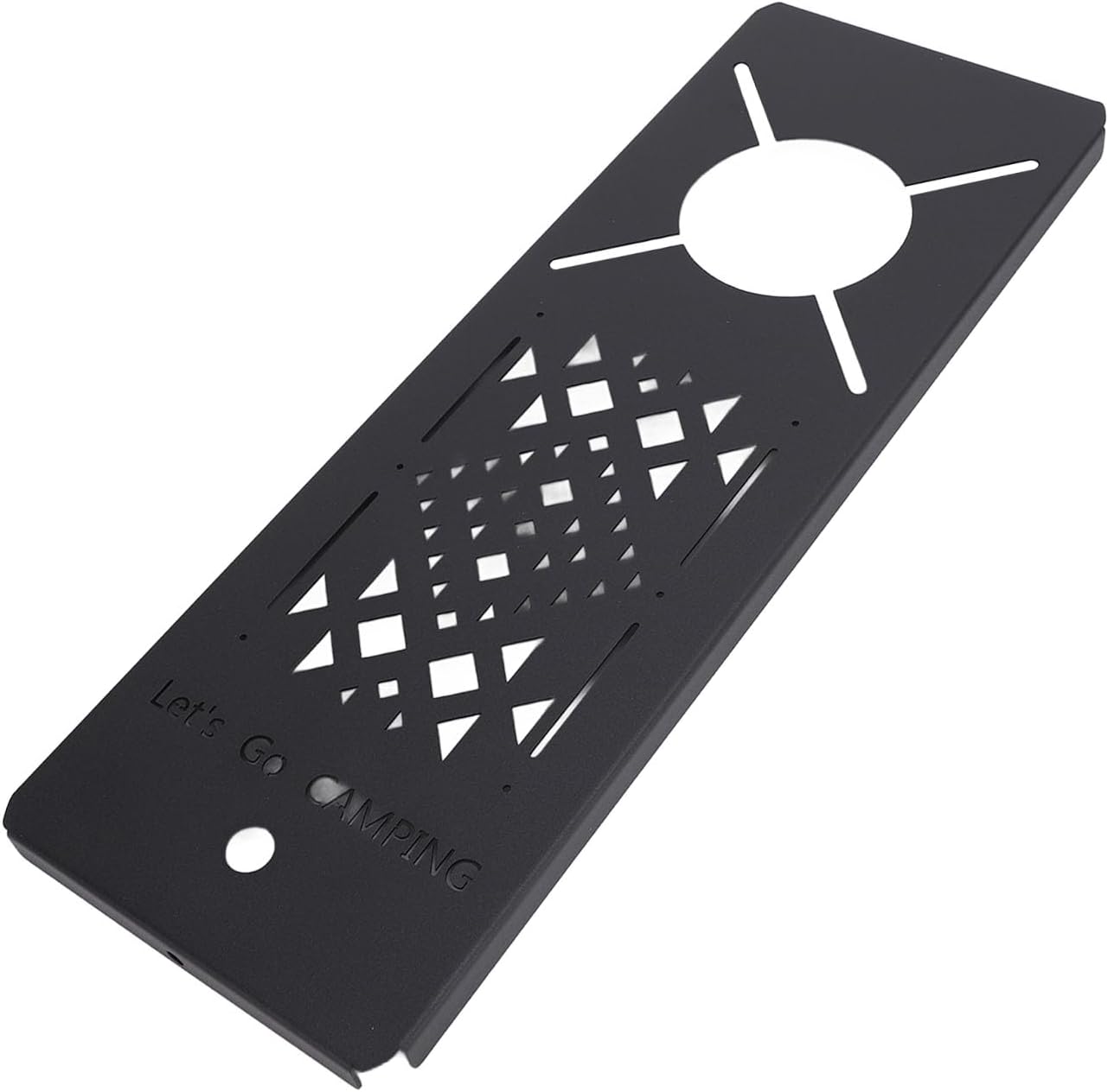 Camping Table Board for IGT Series, Stainless Steel Portable Table Top Plate for SOTO 310 Spider Stove, Mounting Plate with Storage, Outdoor Cooking