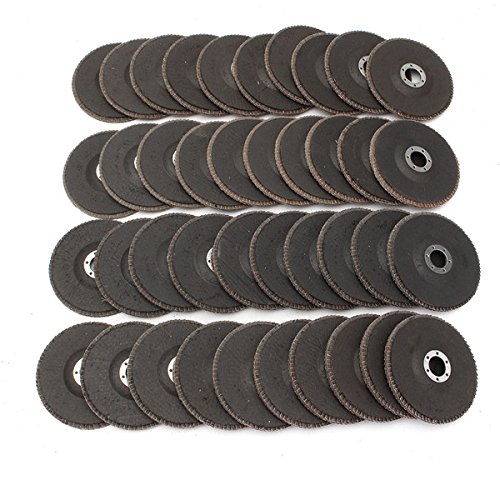 EsportsMJJ 10Pcs 5 Pulgadas 125mm 40/60/80/120 Grano Óxido De Aluminio Disco Lija Esmeril - #60