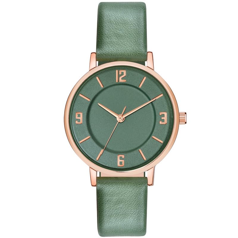 R1O Analog Watches for Men and Women Watches Design with Precious Look |Heavy Band Leather Attractive Color Green Casual Analog Dial Stylish Watch for Regular -87 (B0CK549B3N) Amazon Price History, Amazon Price Tracker