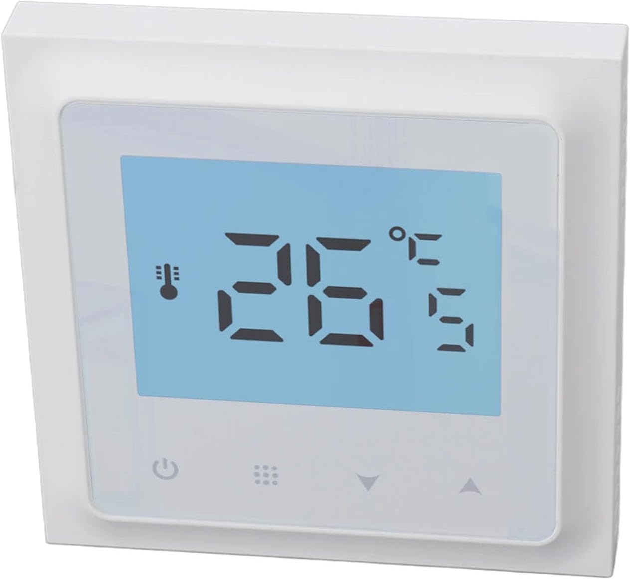 Smart Digital Thermostat Programmable Controller for Underfloor Heating and Wall Hanging Stove, ABS Material with 0.5°F Accuracy DIY Programming Mobile App Remote Control Home