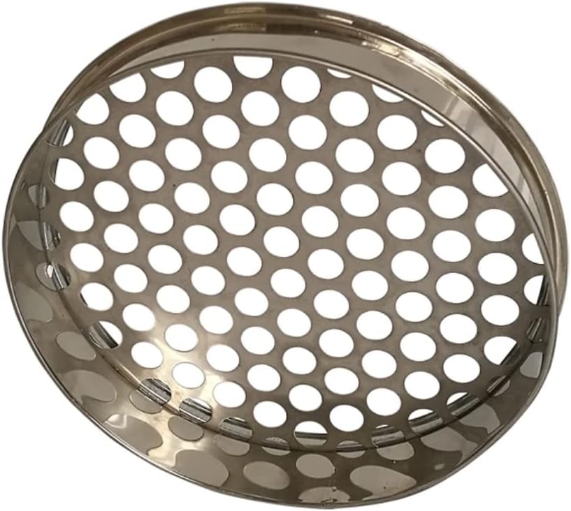 Vista 2 de Tamiz de malla de agujero redondo Tamiz de prueba económica Tamiz de muestra de tamiz de clasificación de acero inoxidable 304 Tamiz de filtro