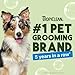 TropiClean Deshedding Dog Conditioner, Reduces Shedding & Softens Coat, Puppy Safe, Made in the USA, Lime & Cocoa Butter Scent, 20oz.