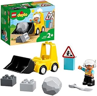 LEGO 10930 DUPLO Town Bulldozer Construction Vehicle Toy Set, Early Development and Activity Toys, Gift for Toddlers, Boys & girls age 2 Plus Years Old