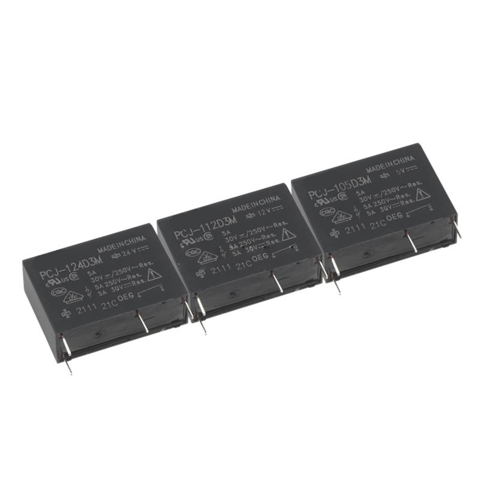 Relais électromécanique PCJ-112D3M 12VDC micro-interrupteur pour PCB
