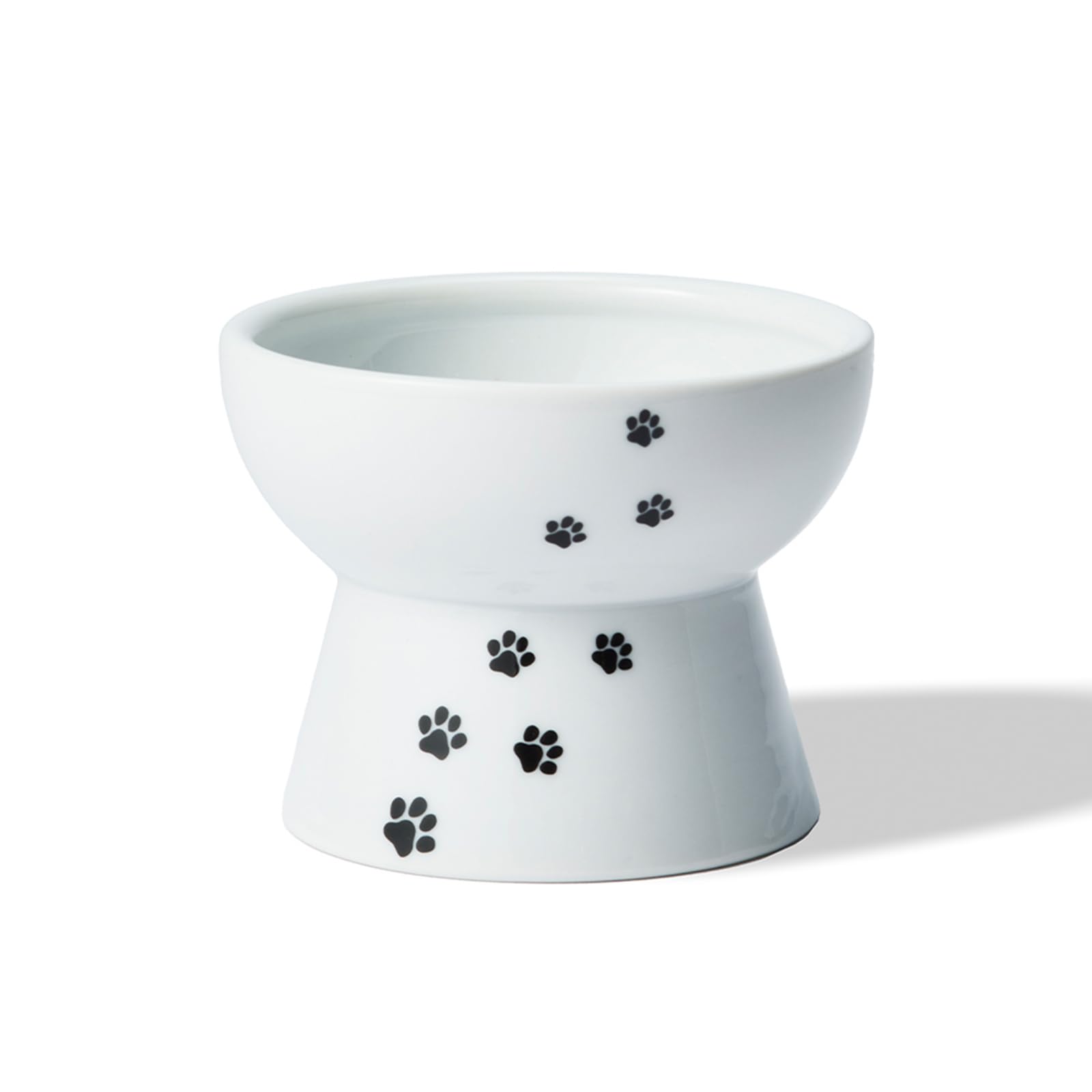 Amazon | 猫壱 ハッピーダイニング 猫用 脚付フードボウル プチ 猫柄