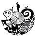 WoD Nightmare Before Christmas - Orologio da parete in vinile, stile retrò, grande orologio, decorazione per la casa, idea regalo