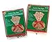 Cellophane Christmas Cookie Treat Tray Bags Kit 6 Ct. (2 Designs - 3 Bags Ea.) Includes Ribbon Tie and Tag 15.5 X 19" Bundle