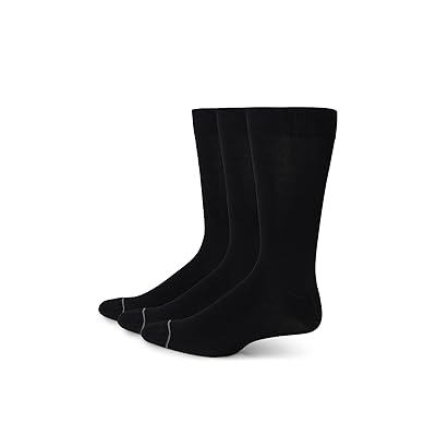 Florsheim Bamboo Flat Crew Dress 3 Pack Socks Men