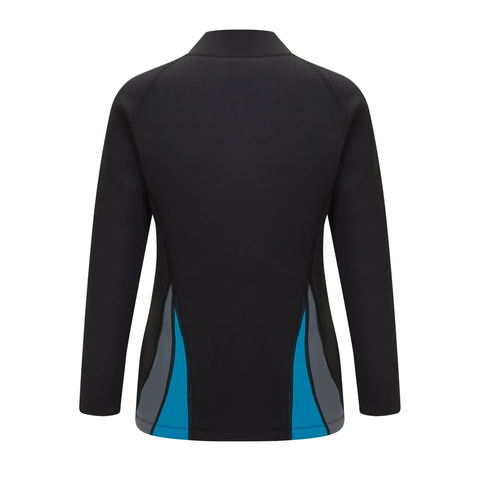Haut de Combinaison en Néoprène 2 mm pour Femme - Veste de Plongée Chaude à Manches Longues pour Natation, Surf (3XL, Noir)