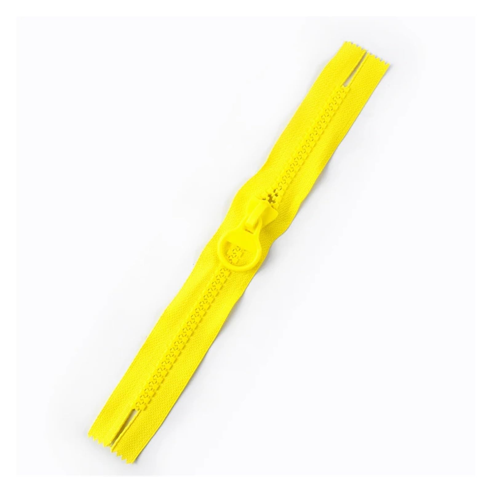 Resin Zippers 1-5Pc 20/25/30cm Resin Zipper 10# Colorful Large Zippers No Endless Zip Clothes Pocket Decoration Zips Repair(Yellow,3PCS_NO10-25CM)