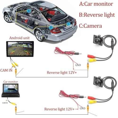 Caméra de recul CCD avec grand angle D170 pour éviter les angles morts - 6