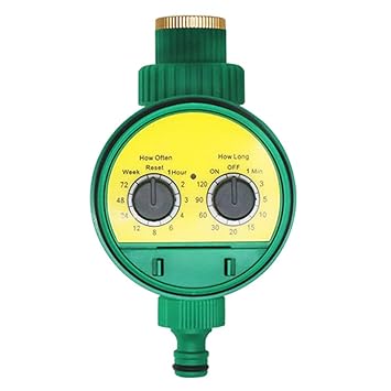 Analog Two Dial Water Timer Valve Automatic Electronic Garden Watering Tap Irrigation Controller'$