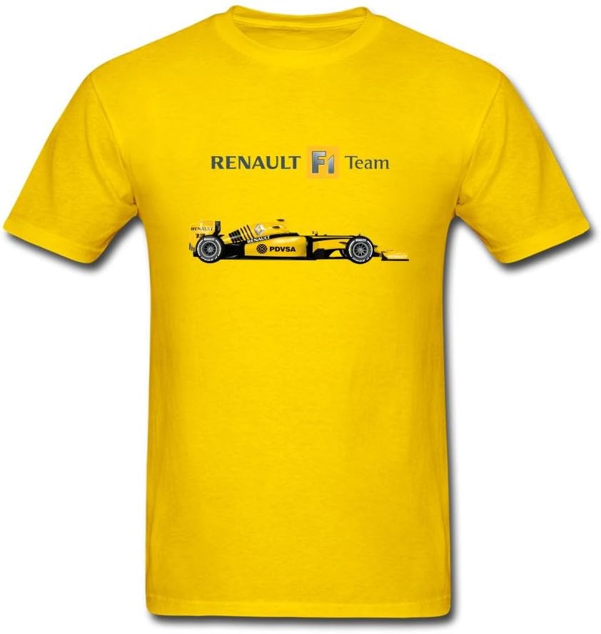VEBLEN Men's Renault F1 Design Cotton T Shirt