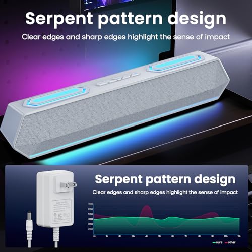 Image of Deeyaple Computer Speakers, 40W PC Speakers for Desktop Monitor BT5.3