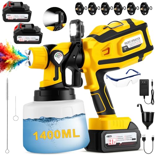 Cordless paint sprayers