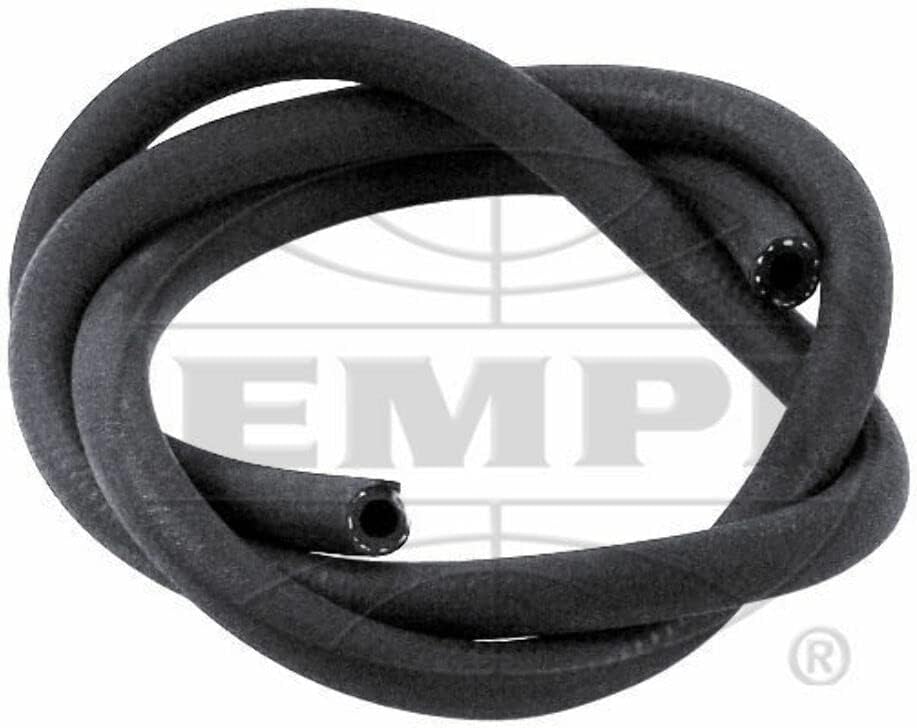 Empi 9210 Hi-Temp / Hi-Pressure Rubber Oil Hose, 5 Foot Length 1/2" ID
