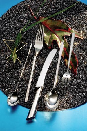 Ricci Argentieri Via Venetto Stainless Flatware 5 Piece Place Set