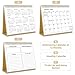 SKYDUE Calendar 2024-2025, Small Standing Desk Calendar, from Jan.2024 to Jun.2025, 7