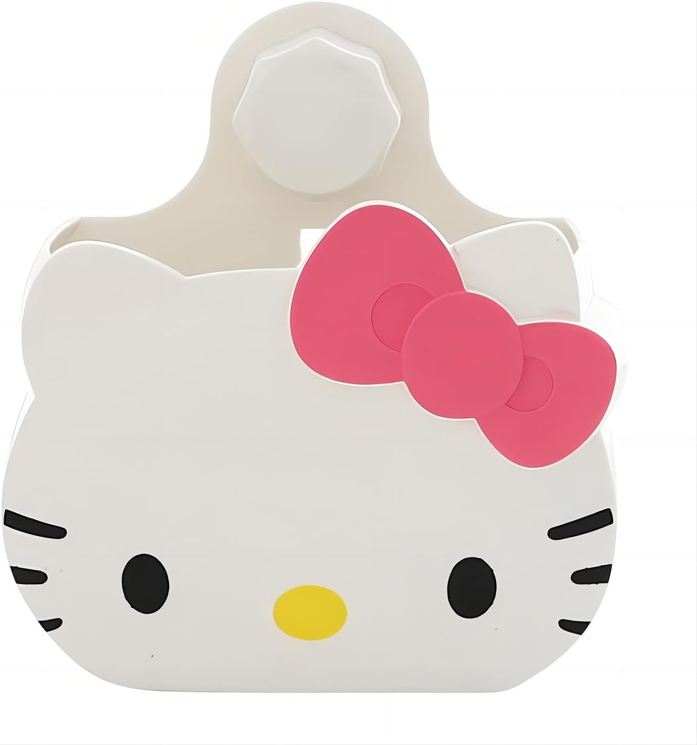 Cute Hello Kitty Toothbrush Holders for Bathroom Organizer,Self Adhesive Wall Mounted Shower Caddy,Cute Shower Organizer Shelves for Women Girls Kids Gift, Bathroom Decor/Vanity/Office Storage (Pink)
