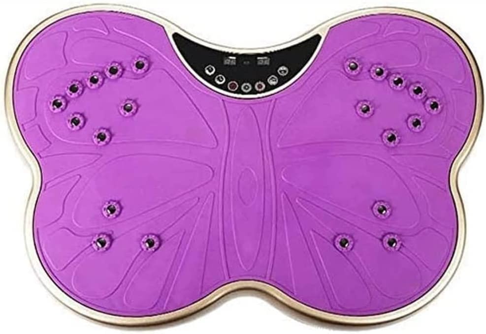 Vibration Plate Exercise Machine Full Body Fitness Platform for Weight Loss w/Resistance Bands Remote Control 99 Levels Home Gym Equipment Workout Machine