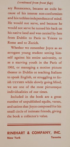 James Joyce B0007E4KPU Book Cover