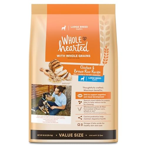 WholeHearted Whole Grains Large Breed Puppy Chicken Dry Dog Food, 45 lbs.