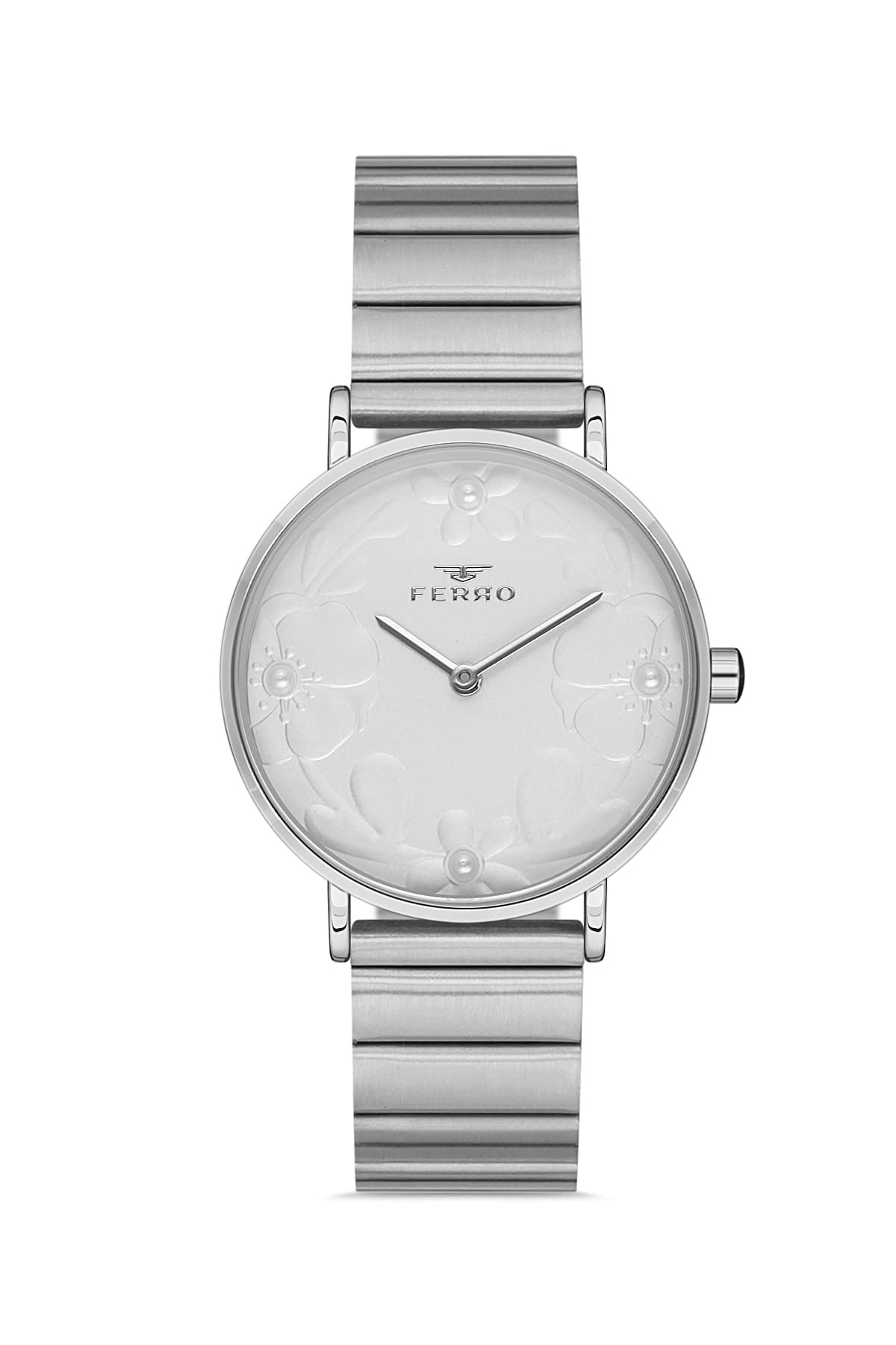 Ferro Analog Silver Dial Womens Watch-F40074-01 (B09RWLTGRM) Amazon Price History, Amazon Price Tracker