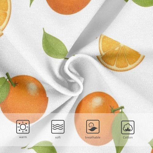 Toddler Briefs, Cute Oranges Girls Underwear Cotton, 2–8 Years3