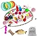 AILUKI 31 Stück Katzenspielzeug Set mit Katzentunnel Jingle Bell Katzen Spielzeug Variety Pack für Kitty