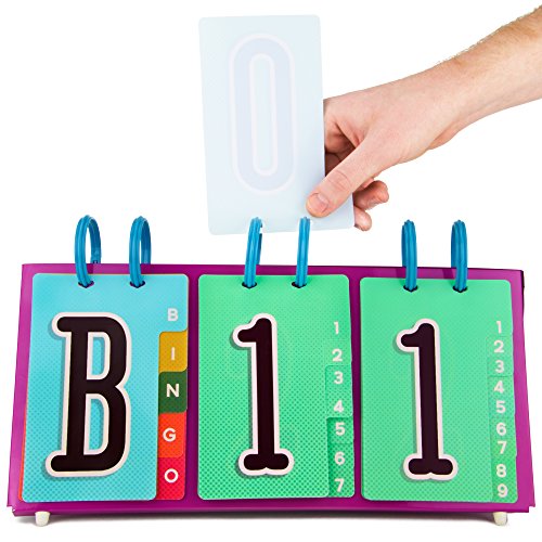 Royal Bingo Supplies EZ Readers Tabletop Bingo Number Calling Board, High-Visibility 4.5" Display for Senior Centers, Rec Halls, and Firehouse Bingo