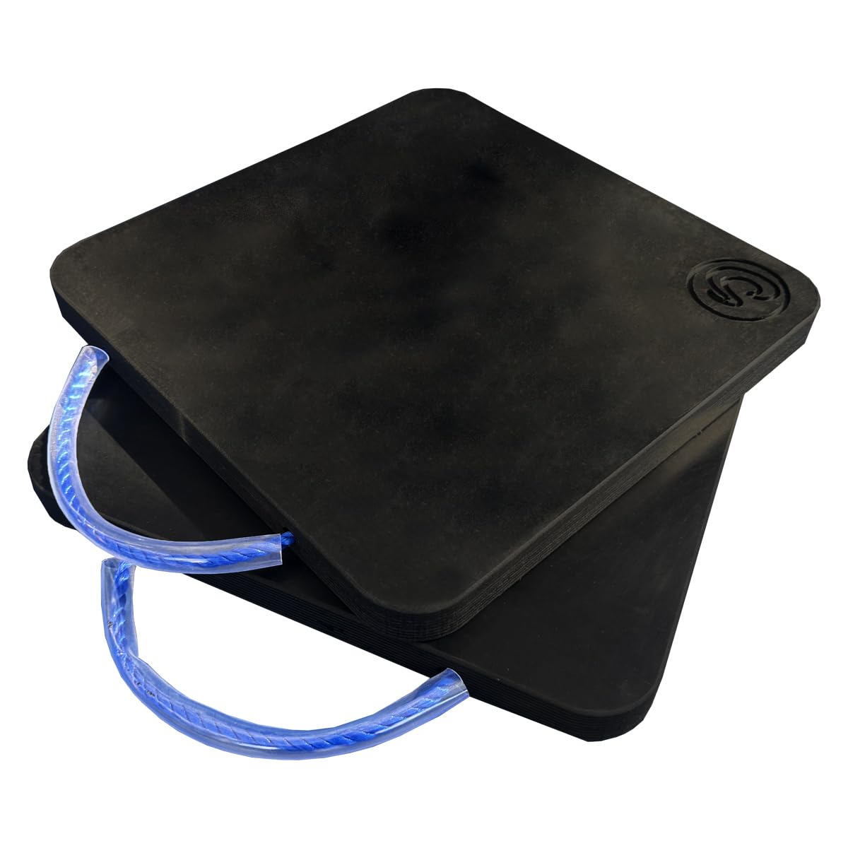 Coppia di Piastre 30x30x4 cm per Piedi Stabilizzatori gru, Pedane per Gru/due unità/Pedane per Gru 300x300x40 mm, Basi D'appoggio per Gru Idrauliche, Piattaforme Aeree