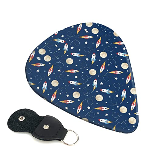 Rocket In Space Lot de 6 médiators pour guitare acoustique, guitare électrique, basse, ukulélé – fins, moyens et épais. - Les Beatles, Paul McCartney, John Lennon, RIngo Starr, George Harrison Rocket In Space Lot de 6 médiators pour guitare acoustique, guitare électrique, basse, ukulélé – fins, moyens et épais.