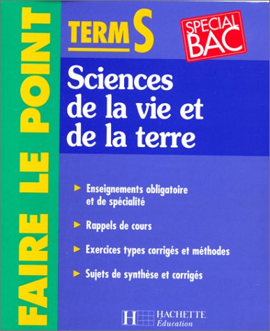 Sciences de la vie et de la terre terminale S