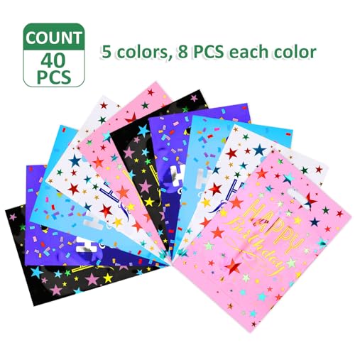Zgorendz 40 Pack Party Favor Bags Goodie Bags For Kid'S Birthday Small Gift Bag Bulk For Happy Birthday Party thumb #6