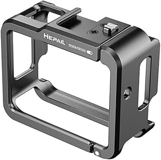 BUDI Metal Cage Frame for insta360 GO3 Multifunctional Drop Mount And Collision Action Camera Protective Accessories Case