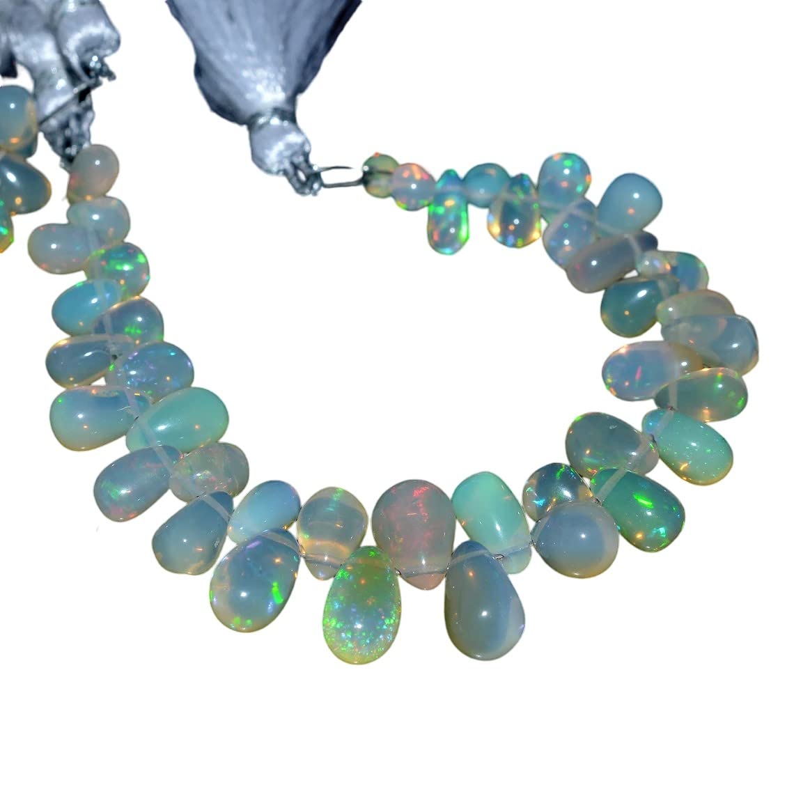 Gouttes d'opale de feu multiples pour création de bijoux artisanaux