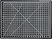 Dahle Vantage 10672 Self-Healing 5-Layer Cutting Mat Perfect for Crafts and Sewing 24" x 18" Black Mat