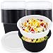 POPMISOLER 150 PCS Stackable Lunch Container,Lunch Containers with Compartments,Reusable Disposable Salad Lunch Containers for Adults,Microwave,Freezer and Dishwasher Safe Salad Prep Containers