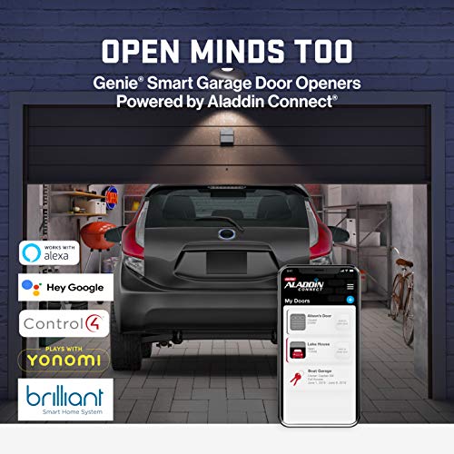 Genie 1/2 HPC 3053-TV QuietLift Connect smart garage door opener, Wi-Fi, Works with Alexa