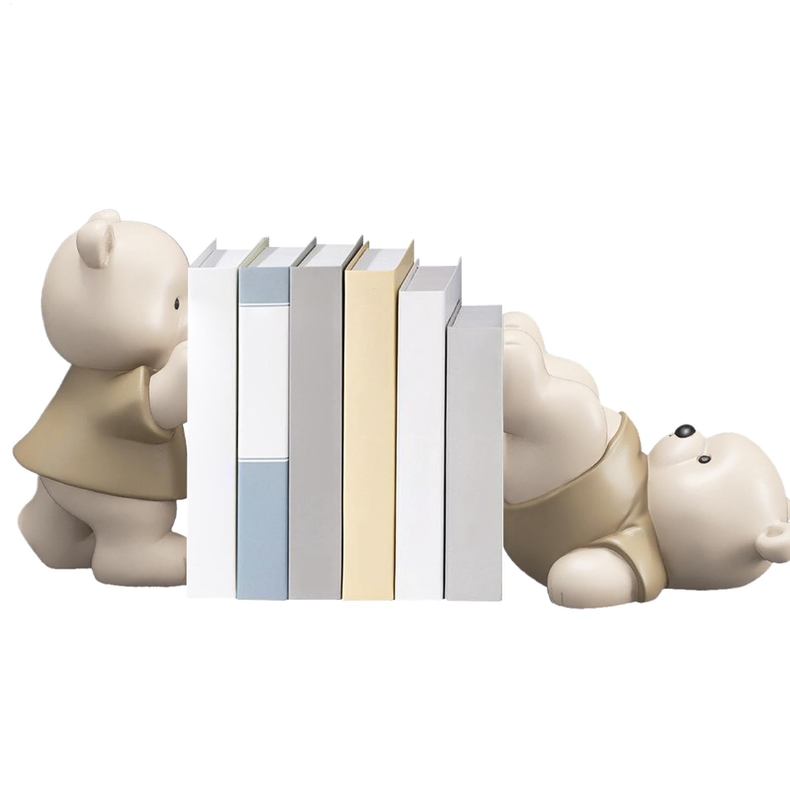 Serre-livres pour bureau ours pour organiser vos magazines de salon avec style
